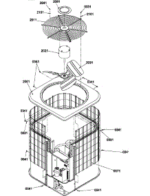 Outer Cabinet parts for Amana Central Air Conditioner VCB18A2A/P1219201C from AppliancePartsPros.com