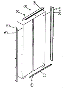 Cabinet Trim parts for Viking Range Side-By-Side Refrigerator VCSB360 from AppliancePartsPros.com