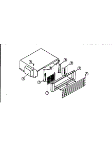 Top Grille And Unit Cover parts for Viking Range Side-By-Side Refrigerator VCSB360 from AppliancePartsPros.com