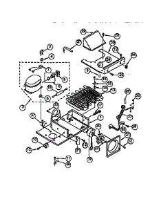 Upper Unit parts for Viking Range Side-By-Side Refrigerator VCSB360 from AppliancePartsPros.com