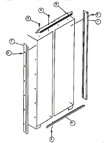 Cabinet Trim parts for Viking Range Side-By-Side Refrigerator VCSB420 from AppliancePartsPros.com