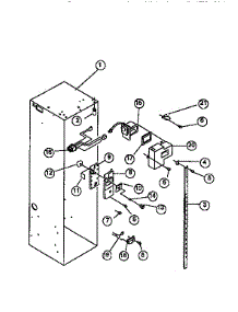 Refrigerator Liner parts for Viking Range Side-By-Side Refrigerator VCSB480 from AppliancePartsPros.com