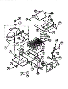Upper Unit parts for Viking Range Side-By-Side Refrigerator VCSB480 from AppliancePartsPros.com