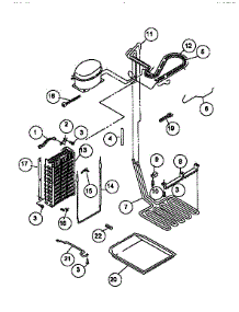Lower Unit And Tube parts for Viking Range Side-By-Side Refrigerator VCSB480 from AppliancePartsPros.com