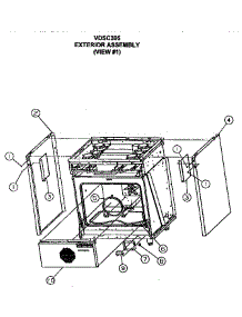 Exterior Assembly parts for Viking Range Range VDSC305 from AppliancePartsPros.com