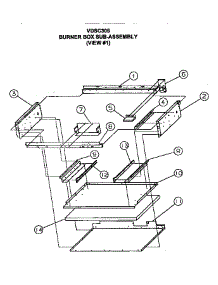 Burner Box Sub-Assembly parts for Viking Range Range VDSC305 from AppliancePartsPros.com