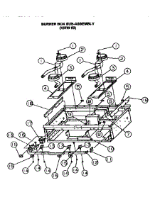 Burner Box Sub-Assembly (View #2) parts for Viking Range Range VDSC365 from AppliancePartsPros.com