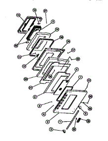 Oven Doors parts for Viking Range Electric Wall Oven VEDO275 from AppliancePartsPros.com