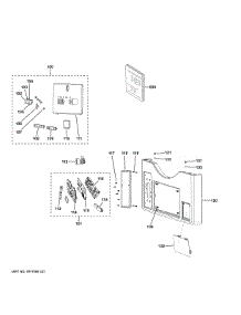 Control Panel parts for Ge Dryer VFD31EDSR0WW from AppliancePartsPros.com