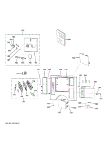 Control Panel parts for Ge Dryer VFD31ESSR0WW from AppliancePartsPros.com