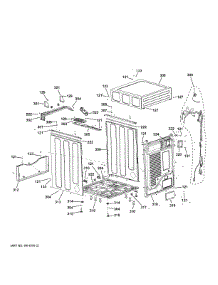 Cabinet & Top Panel parts for Ge Dryer VFD31ESSR0WW from AppliancePartsPros.com
