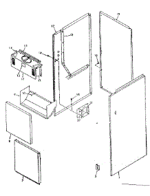 Cabinet parts for Icp Furnace VG-130AE-1R from AppliancePartsPros.com
