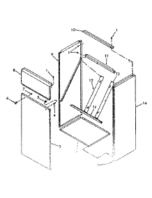 Cabinet /  105Ae-1R parts for Icp Furnace VG-130AE-1R from AppliancePartsPros.com
