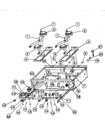 Burner Box Sub-Assembly parts for Viking Range Gas Range VGIS36 from AppliancePartsPros.com