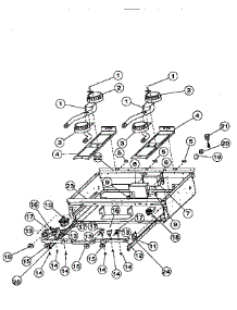 Burner Box Sub-Assembly parts for Viking Range Gas Range VGRC36 from AppliancePartsPros.com