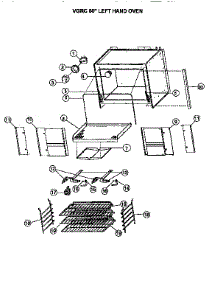 60- Left Hand Oven parts for Viking Range Gas Range VGRC36 from AppliancePartsPros.com