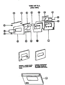 48" Right Hand Oven Door After 5 / 1994 parts for Viking Range Gas Range VGRC60 from AppliancePartsPros.com