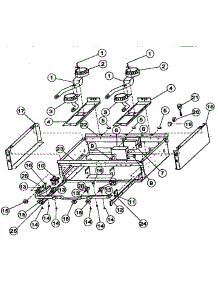 Burner Box Sub-Assembly parts for Viking Range Gas Cooktop VGRT36 from AppliancePartsPros.com