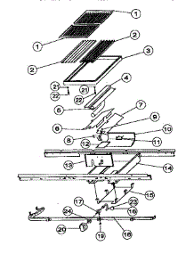 Grill Assembly parts for Viking Range Gas Cooktop VGRT36 from AppliancePartsPros.com