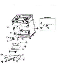 Gas / Electrical Components parts for Viking Range Gas Range VGSC30 from AppliancePartsPros.com