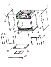 Panel / Oven Assembly parts for Viking Range Gas Range VGSS36 from AppliancePartsPros.com