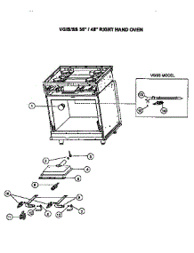 Gas / Electrical Components parts for Viking Range Gas Range VGSS36 from AppliancePartsPros.com