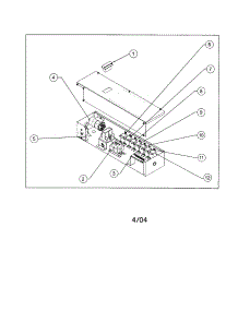 Control Box Assembly parts for Friedrich Heating Cooling Combined Unit VHA24K10RTG from AppliancePartsPros.com