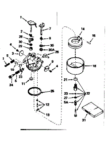 Carburetor parts for Tecumseh Lawn & Garden Engine VM100-157020A from AppliancePartsPros.com