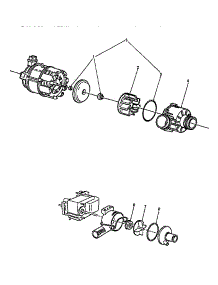 Circulation Pump And Drain Pump parts for Viking Range Dishwasher VUD140 from AppliancePartsPros.com