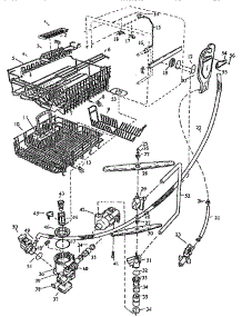 Dishwashing System parts for Viking Range Dishwasher VUD141 from AppliancePartsPros.com