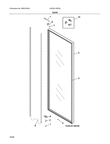 Door parts for Vintec Wine & Beverage Cooler VWCM149FAB from AppliancePartsPros.com