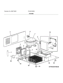 System parts for Crosley Wine & Beverage Cooler VWUD044BAB from AppliancePartsPros.com