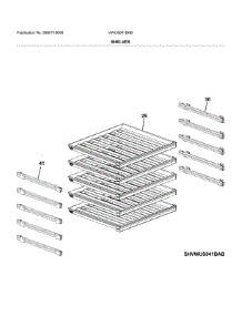 Shelves parts for Vintec Wine & Beverage Cooler VWUS041BAB from AppliancePartsPros.com