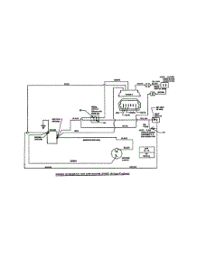Wiring Schematic-9 Hp Recoil Start parts for Snapper Rear-Engine Riding Mower W280922B from AppliancePartsPros.com