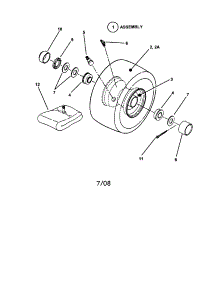 Wheels - Front parts for Snapper Rear-Engine Riding Mower W301022BE from AppliancePartsPros.com
