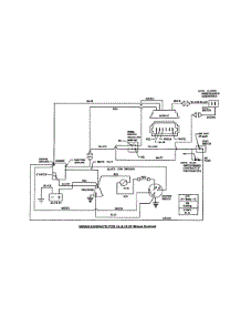 Wiring Schematic-10,12 Hp parts for Snapper Rear-Engine Riding Mower W301022BE from AppliancePartsPros.com