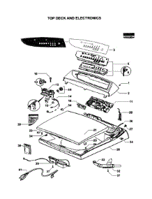 Top Deck Assy parts for  Washer WA37T26EW2-96146A from AppliancePartsPros.com