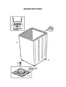 Wraper Assy parts for  Washer WA37T26EW2-96146B from AppliancePartsPros.com
