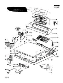 Top Deck Assy parts for  Washer WA37T26GW-96181A from AppliancePartsPros.com