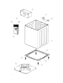 Wrapper parts for  Washer WA4127G1-96212-A from AppliancePartsPros.com