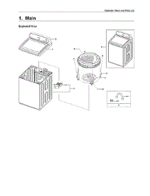 Main Assy parts for Samsung Washer WA45M3100AW/A4-00 from AppliancePartsPros.com