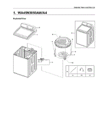 Main Unit Parts parts for Samsung Washer WA45N3050AW/A4-01 from AppliancePartsPros.com