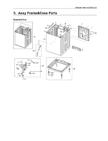 Frame & Case Parts parts for Samsung Washer WA45N3050AW/A4-01 from AppliancePartsPros.com