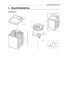Main Unit Assy parts for Samsung Washer WA45T3200AW/A4-00 from AppliancePartsPros.com