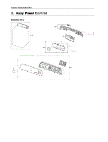 Panel Control Assy parts for Samsung Washer WA45T3400AP/A4-00 from AppliancePartsPros.com