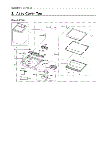 Top Cover Assy parts for Samsung Washer WA45T3400AV/A4-00 from AppliancePartsPros.com