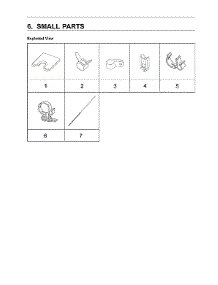Small Parts parts for Samsung Washer WA50R5200AW/US-00 from AppliancePartsPros.com