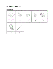 Small Parts parts for Samsung Washer WA50R5200AW/US-03 from AppliancePartsPros.com