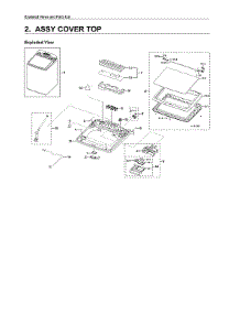 Top Cover Assy parts for Samsung Washer WA50R5400AW/US-02 from AppliancePartsPros.com