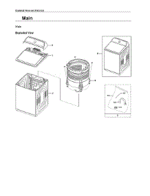 Main Assy parts for Samsung Washer WA51A5505AW/US-00 from AppliancePartsPros.com